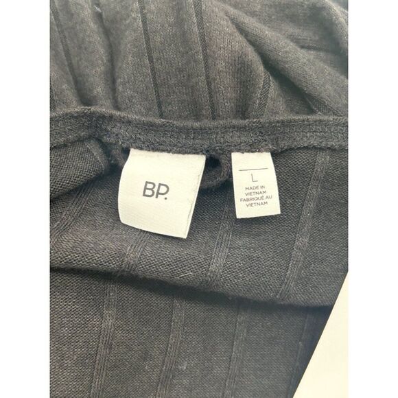 BP Women’s Knit Rib Robe In Black, - Picture 10 of 11